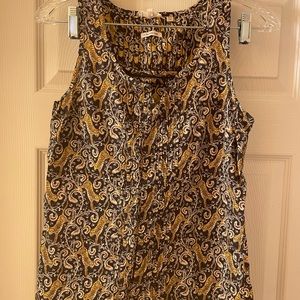 Fat Face Printed Tiger Top